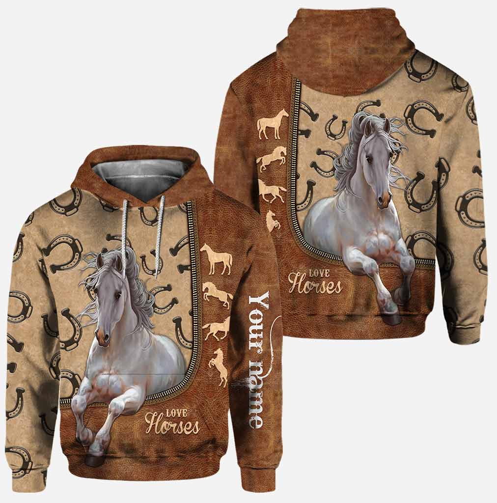 Love Horses - Personalized Hoodie and Leggings