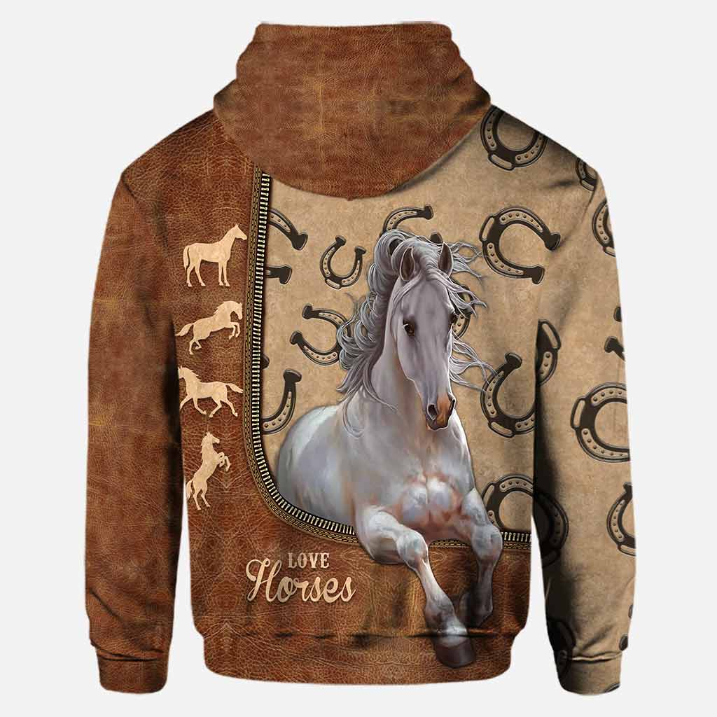 Love Horses - Personalized Hoodie and Leggings