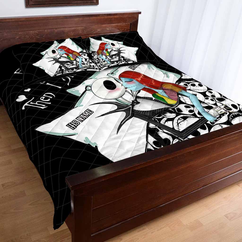 First I Stole Your Heart - Personalized Nightmare Quilt Set