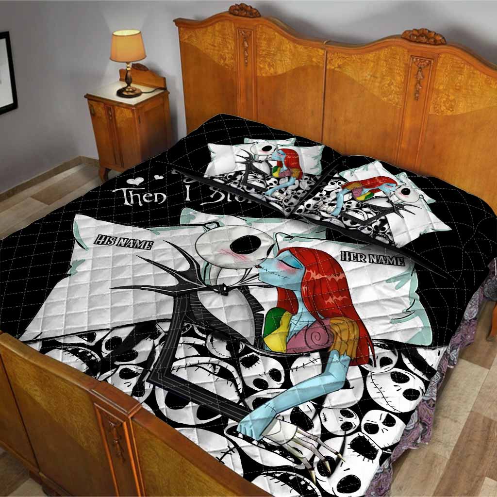 First I Stole Your Heart - Personalized Nightmare Quilt Set