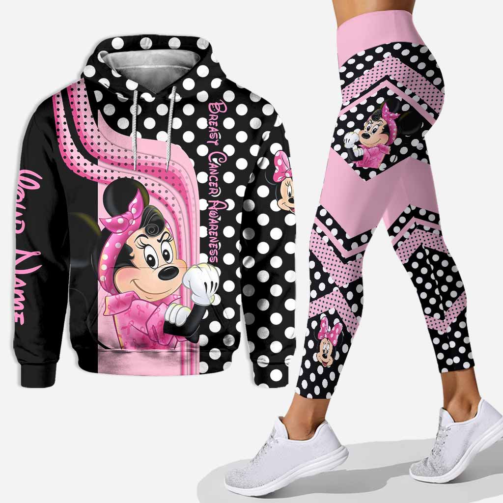 Unbreakable - Personalized Breast Cancer Awareness Hoodie and Leggings