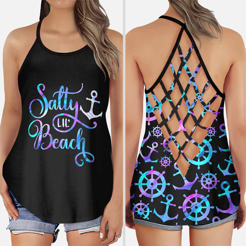 Salty LiL' Beach - Cruise Cross Tank Tops