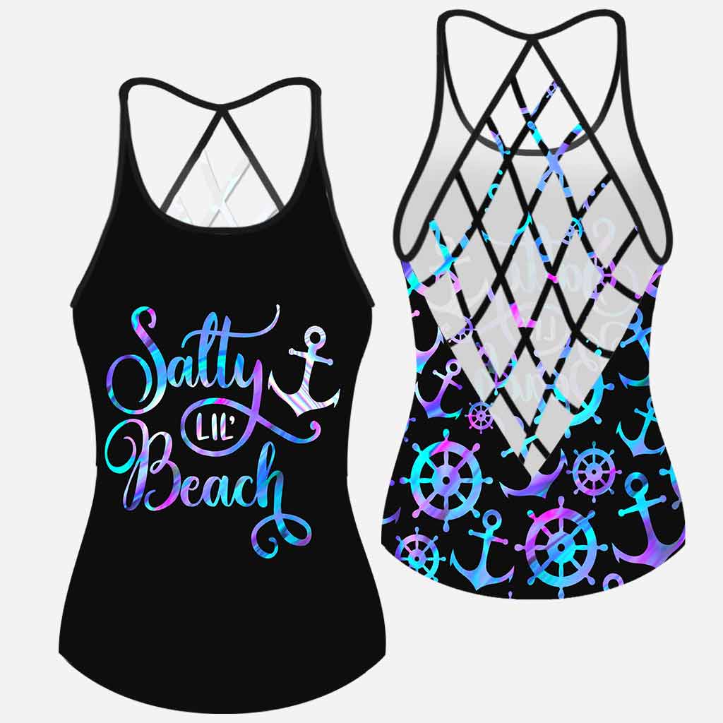 Salty LiL' Beach - Cruise Cross Tank Tops