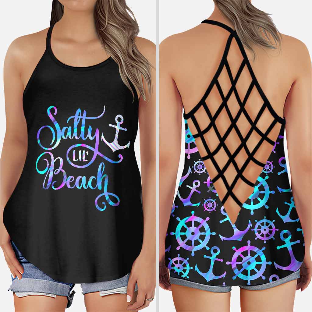 Salty LiL' Beach - Cruise Cross Tank Tops