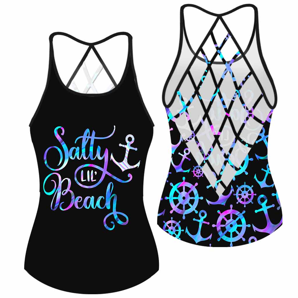 Salty LiL' Beach - Cruise Cross Tank Tops