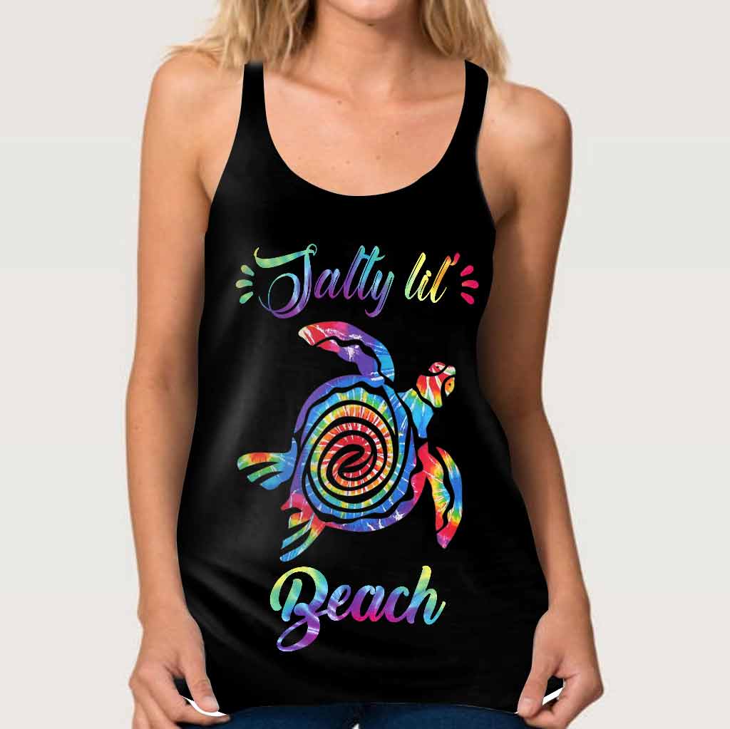 Salty Lil' Beach - Turtle Cross Tank Top