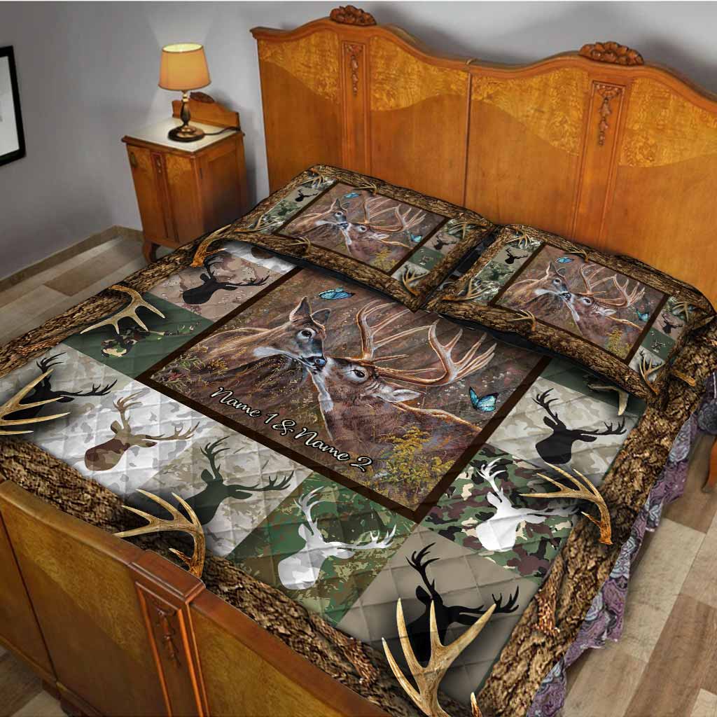 You And Me We Got This - Personalized Hunting Quilt Set