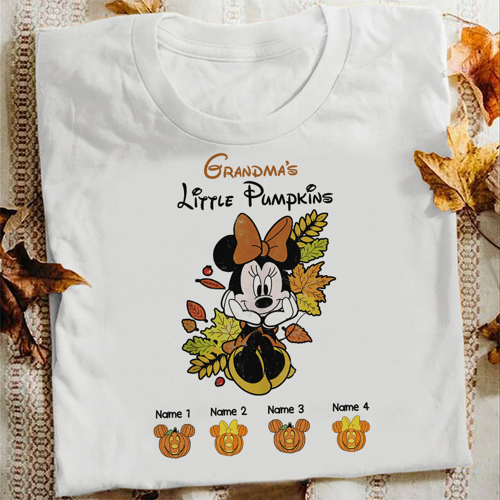 Grandma's Little Pumpkins - Personalized Grandma T-shirt and Hoodie