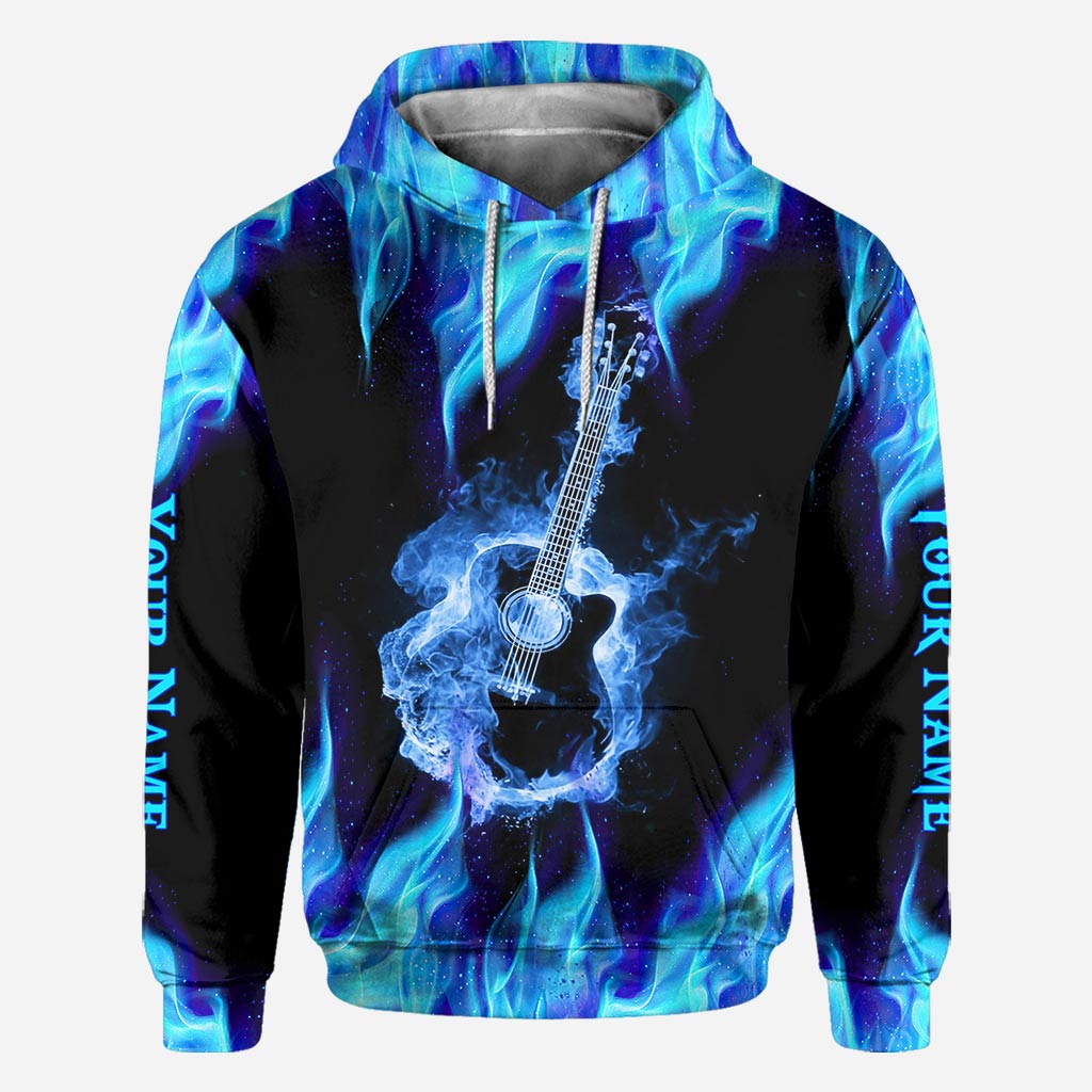 Love Music - Personalized Guitar All Over T-shirt and Hoodie