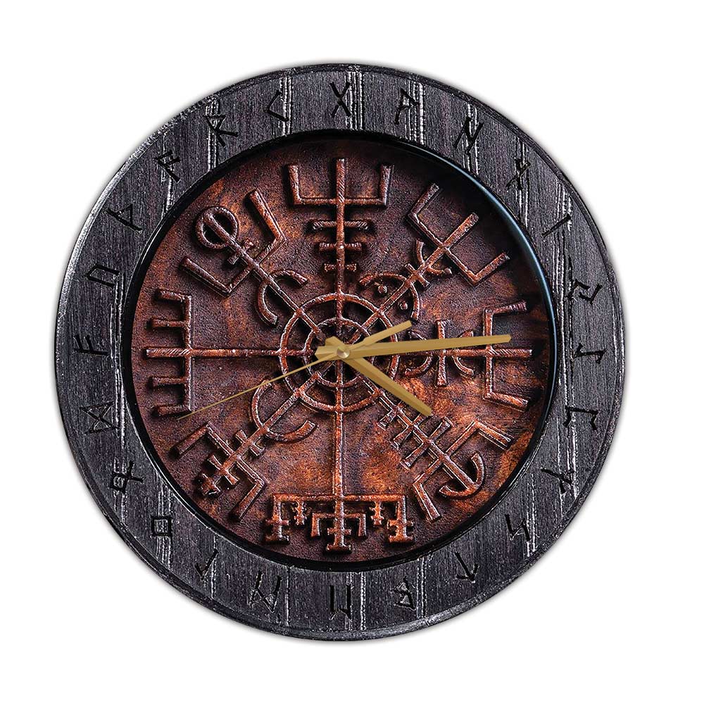 Norse Art - Viking Wall Clock