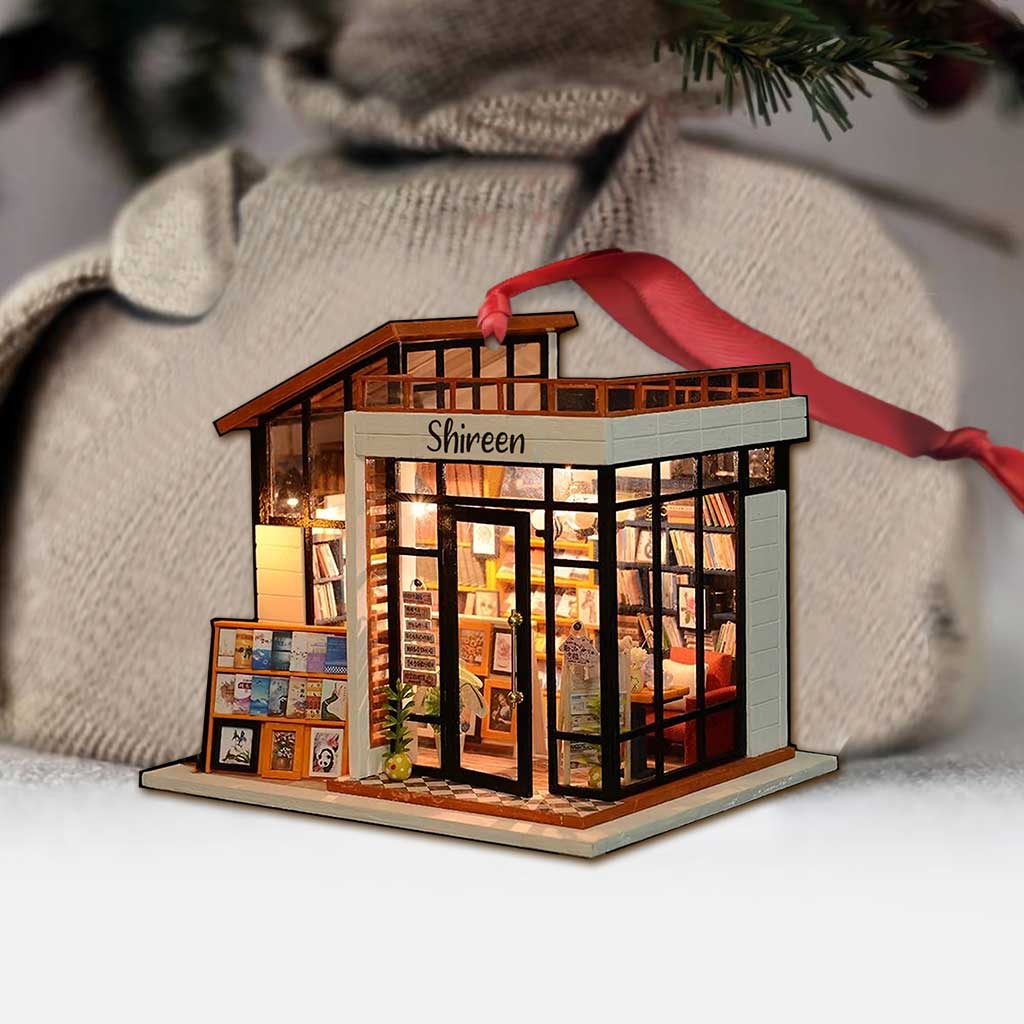 My Dream Place - Personalized Christmas Book Ornament (Printed On Both Sides)