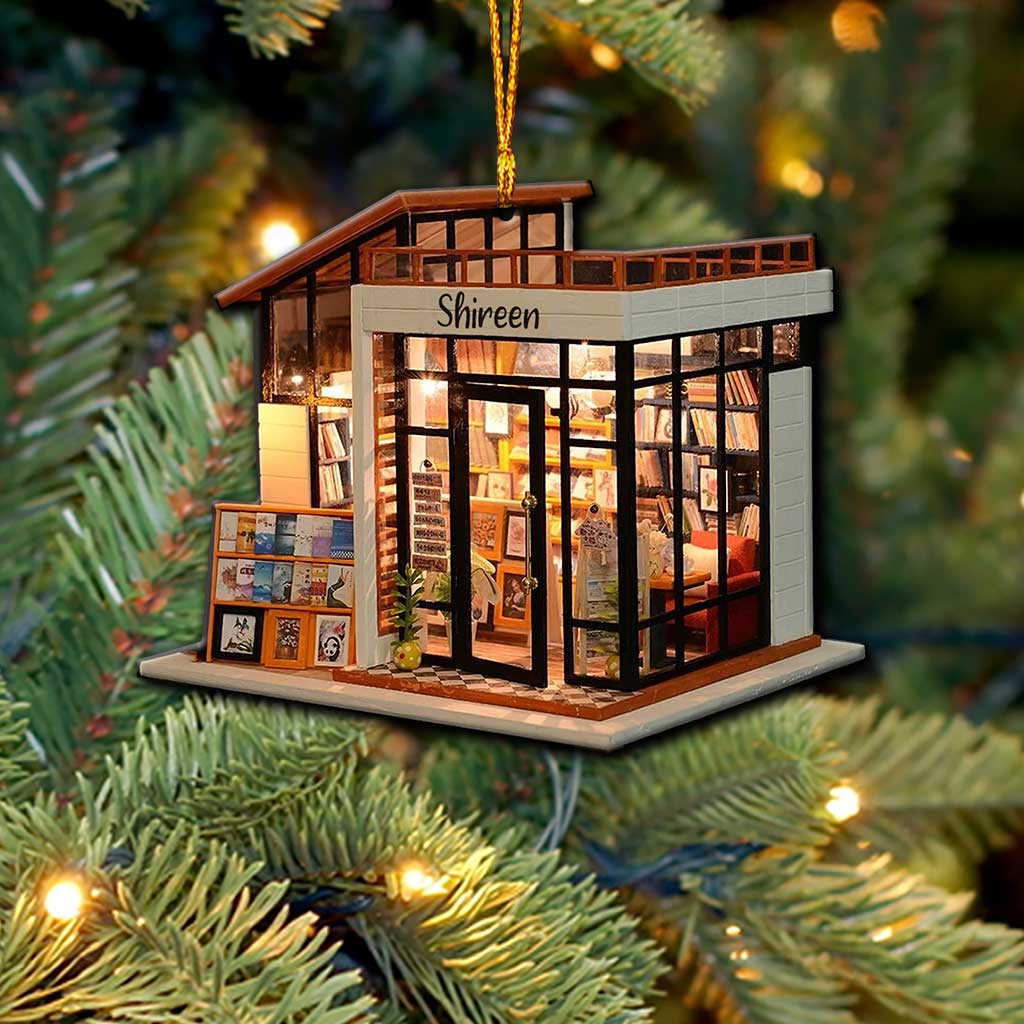 My Dream Place - Personalized Christmas Book Ornament (Printed On Both Sides)