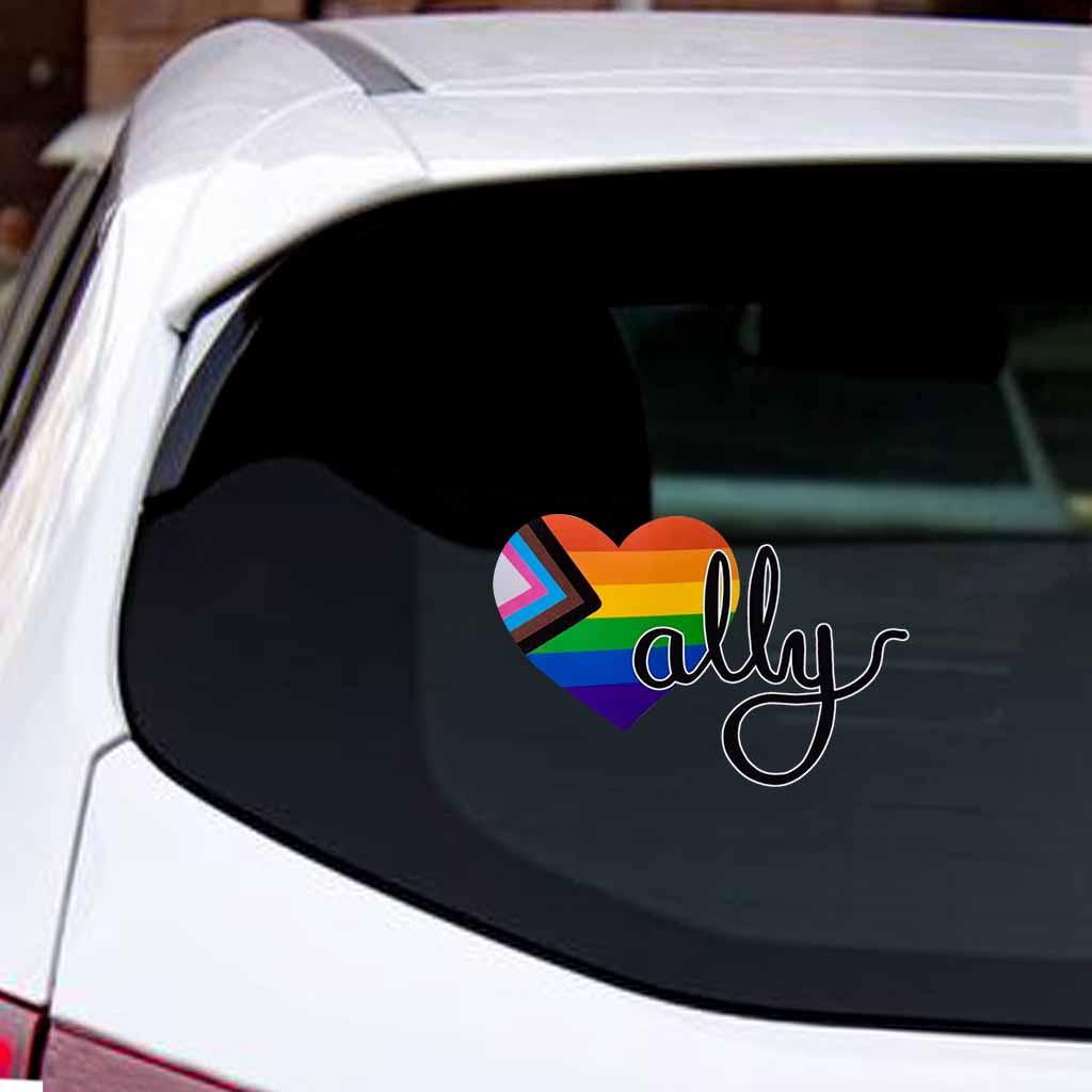 Ally - LGBT Support Decal Die Cut