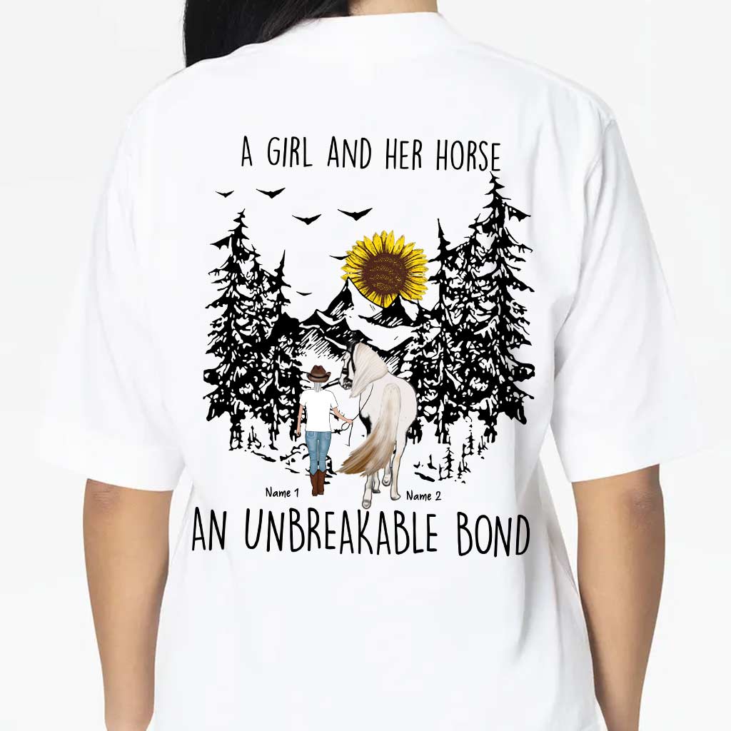 A Girl And Her Horse - Personalized Horse T-shirt and Hoodie