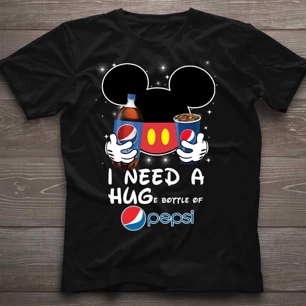 I Need A Hug - Personalized Blue Soft Drink T-shirt and Hoodie