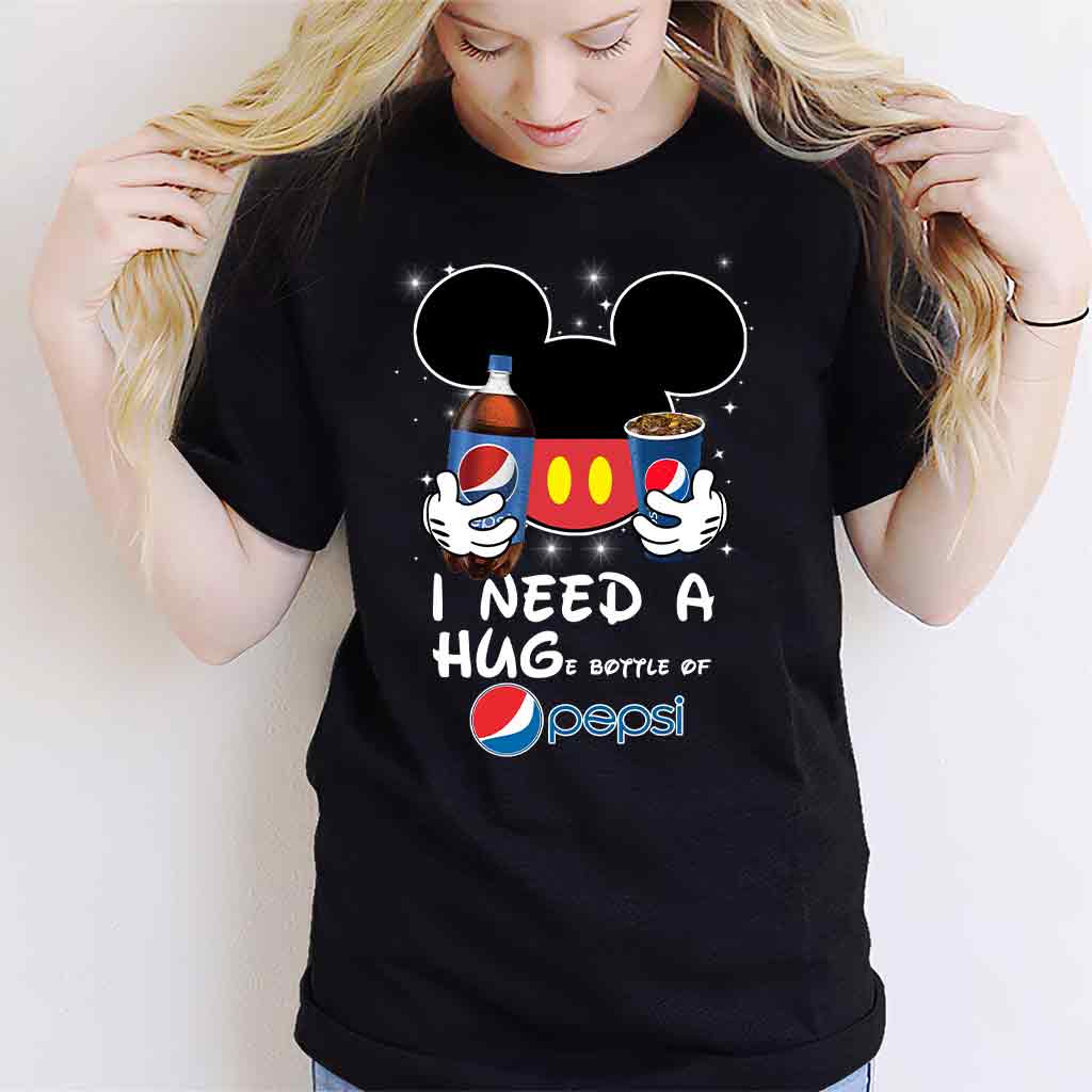 I Need A Hug - Personalized Blue Soft Drink T-shirt and Hoodie