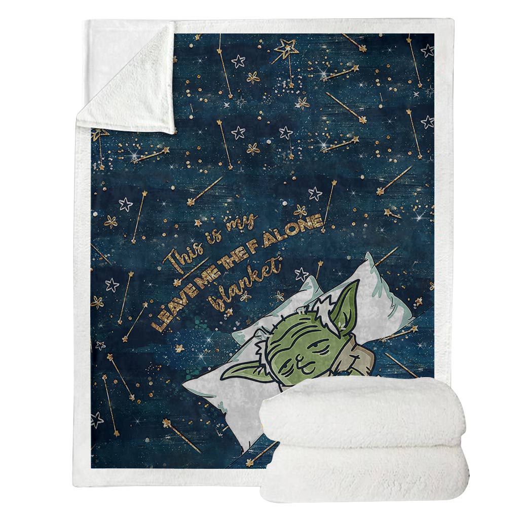 This Is My Leave Me Alone Blanket - Personalized The Force Blanket