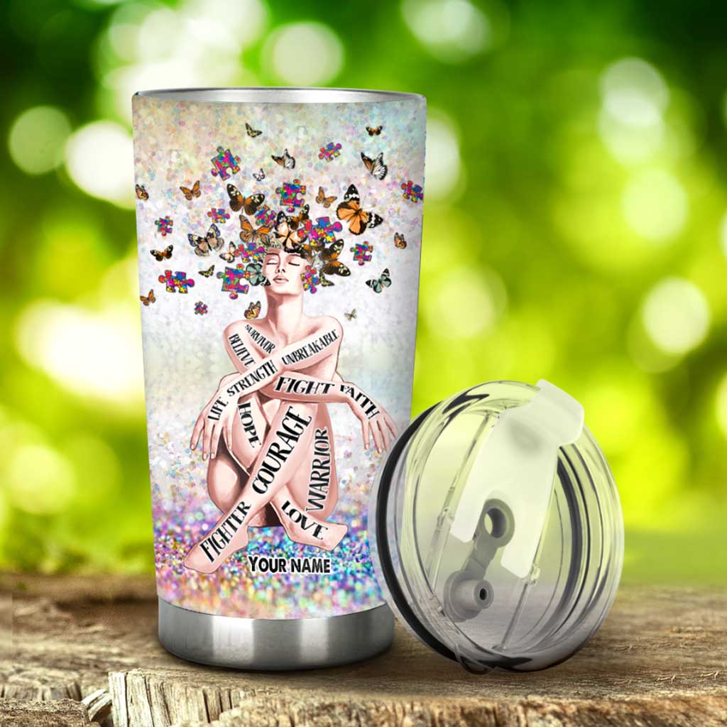 Autism Mom - Personalized Autism Awareness Tumbler