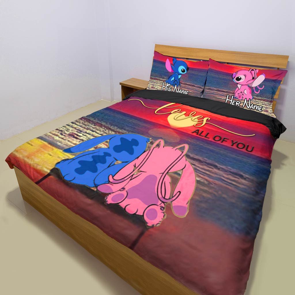 All Of Me Loves - Personalized Bedding Set