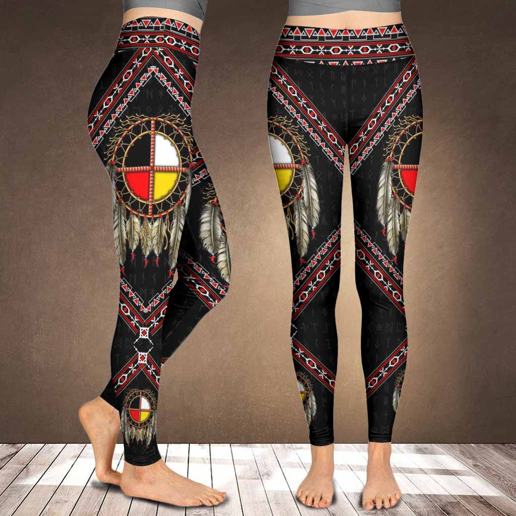 Tights - Tribal Feather