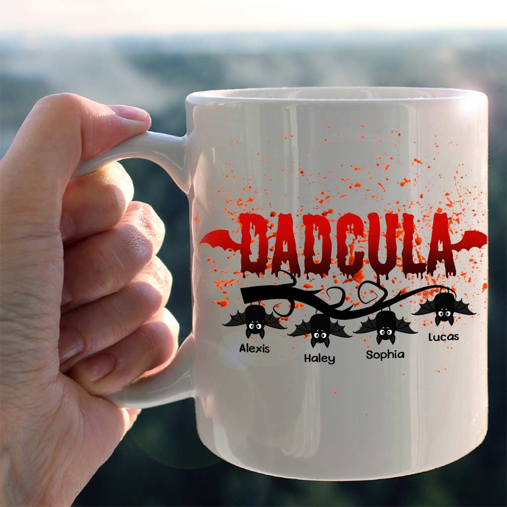 Dadcula - Personalized Halloween Father Mug