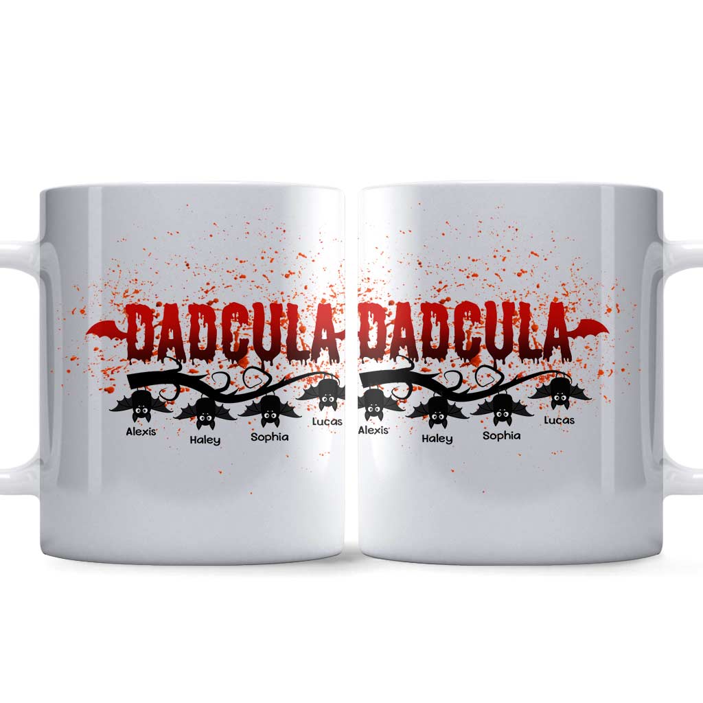 Dadcula - Personalized Halloween Father Mug