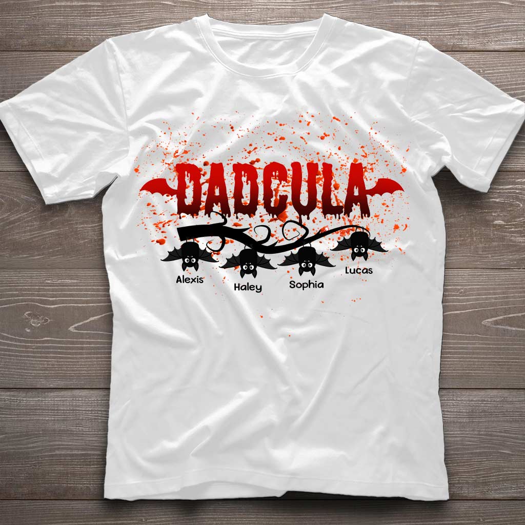 Dadcula - Personalized Halloween Father T-shirt and Hoodie