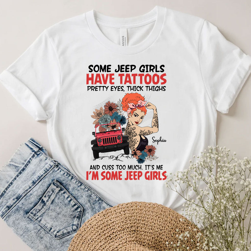 Tattoos Pretty Eyes Thighs - Personalized Car T-shirt and Hoodie