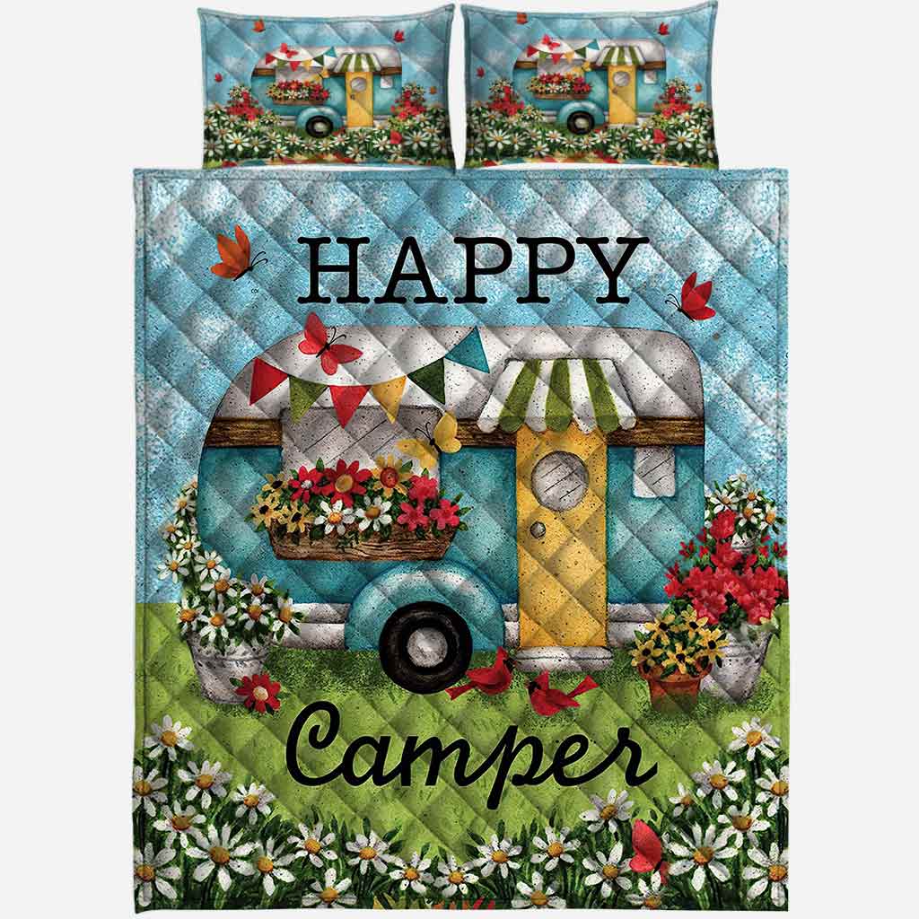 Happy Camper - Camping Quilt Set
