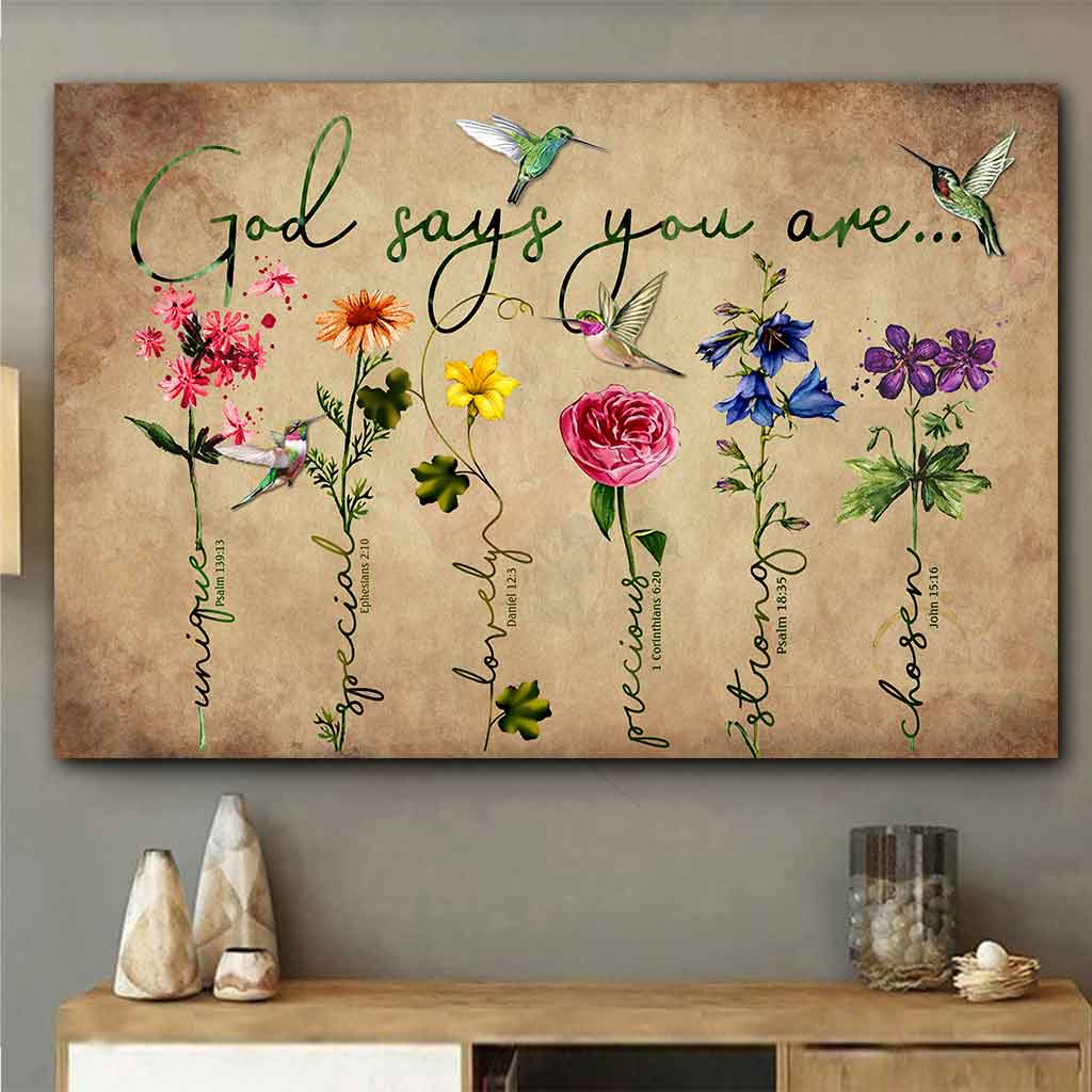God Says You Are - Gardening Poster 112021