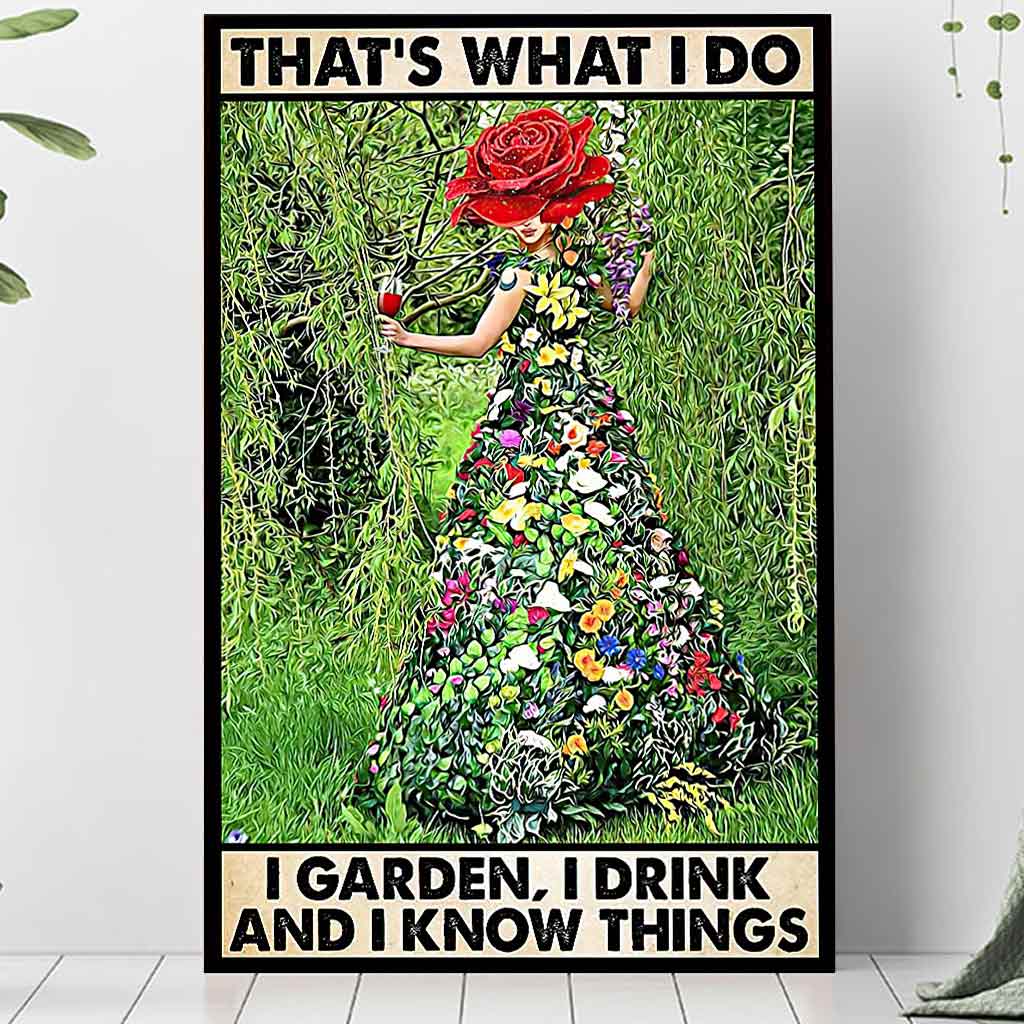 That's What I Do - Gardening Poster 112021