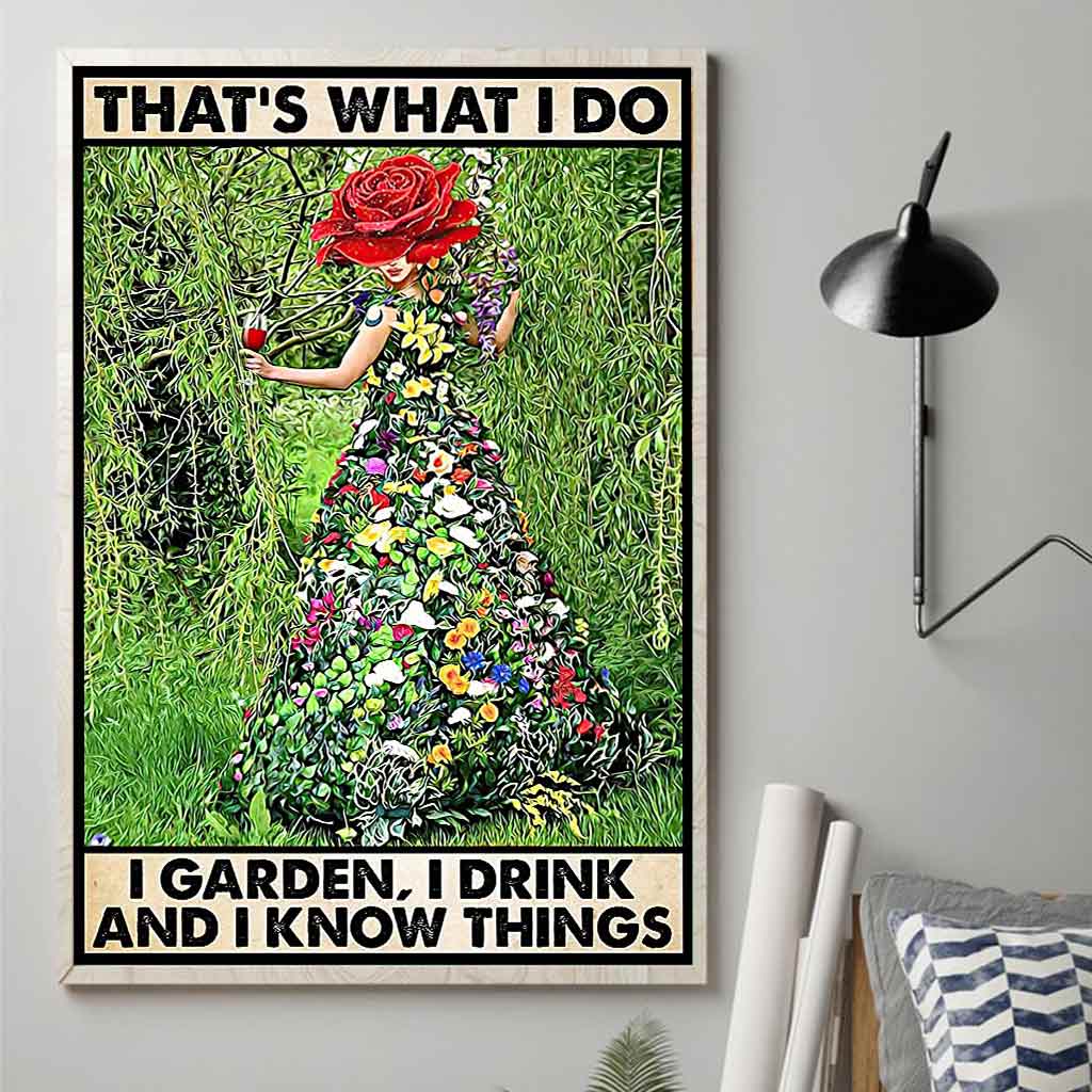 That's What I Do - Gardening Poster 112021