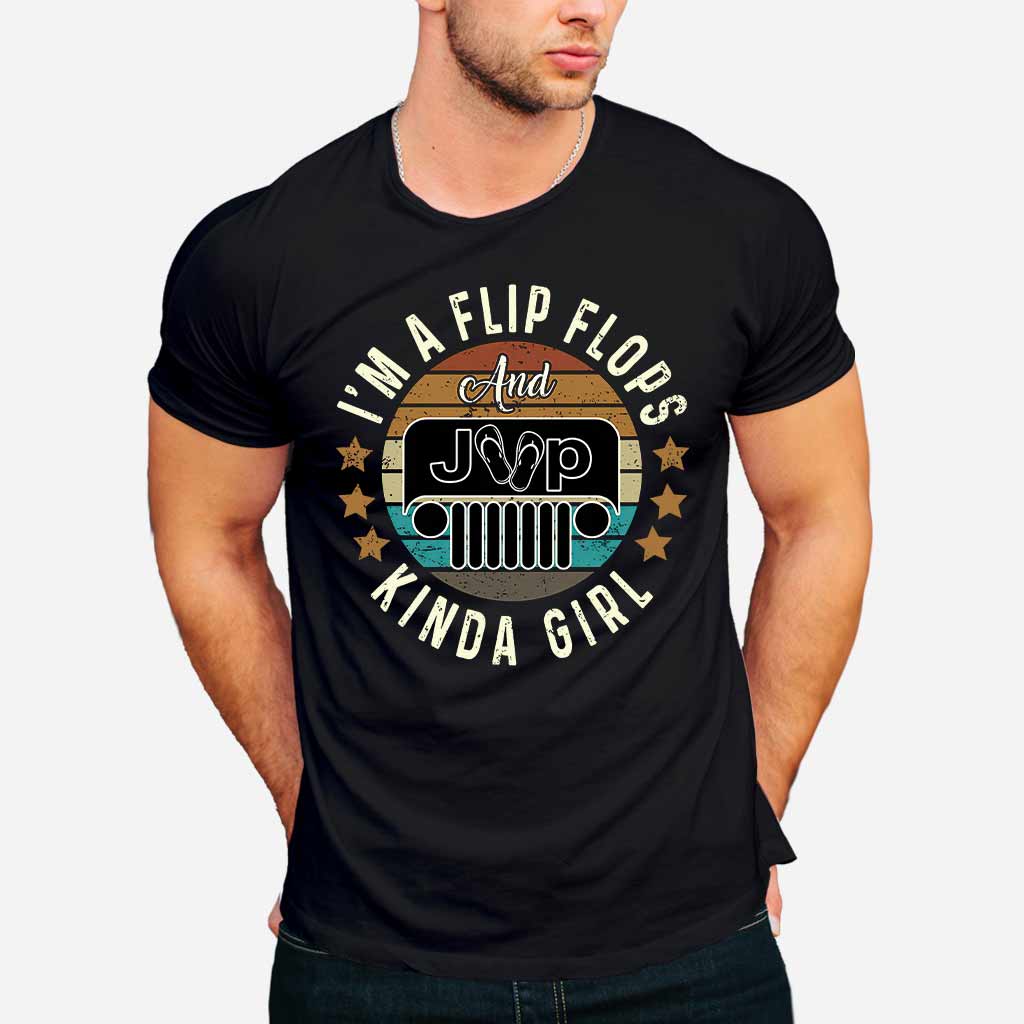 Flip Flops And Jp Kinda Girl - Car T-shirt and Hoodie 112021