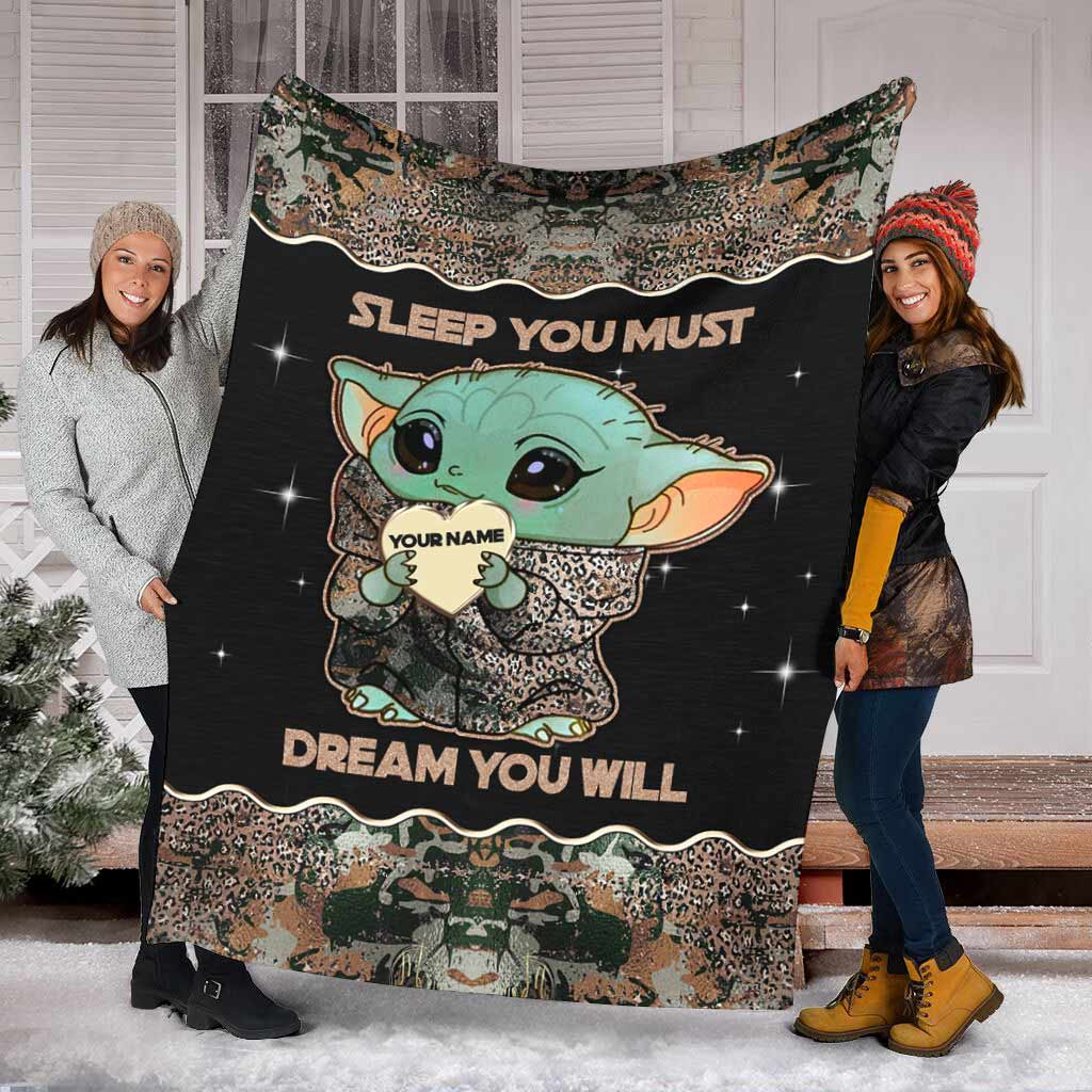 Sleep You Must - Personalized Blanket