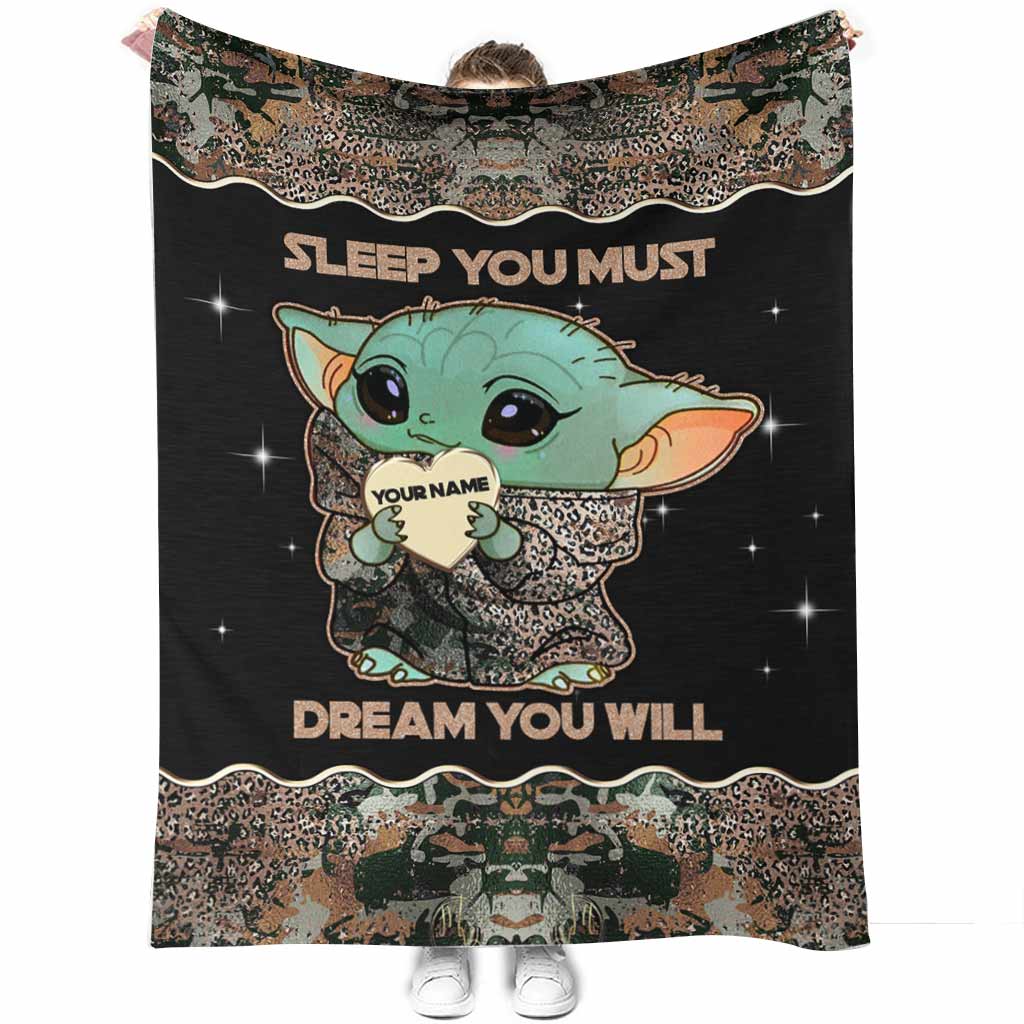 Sleep You Must - Personalized Blanket