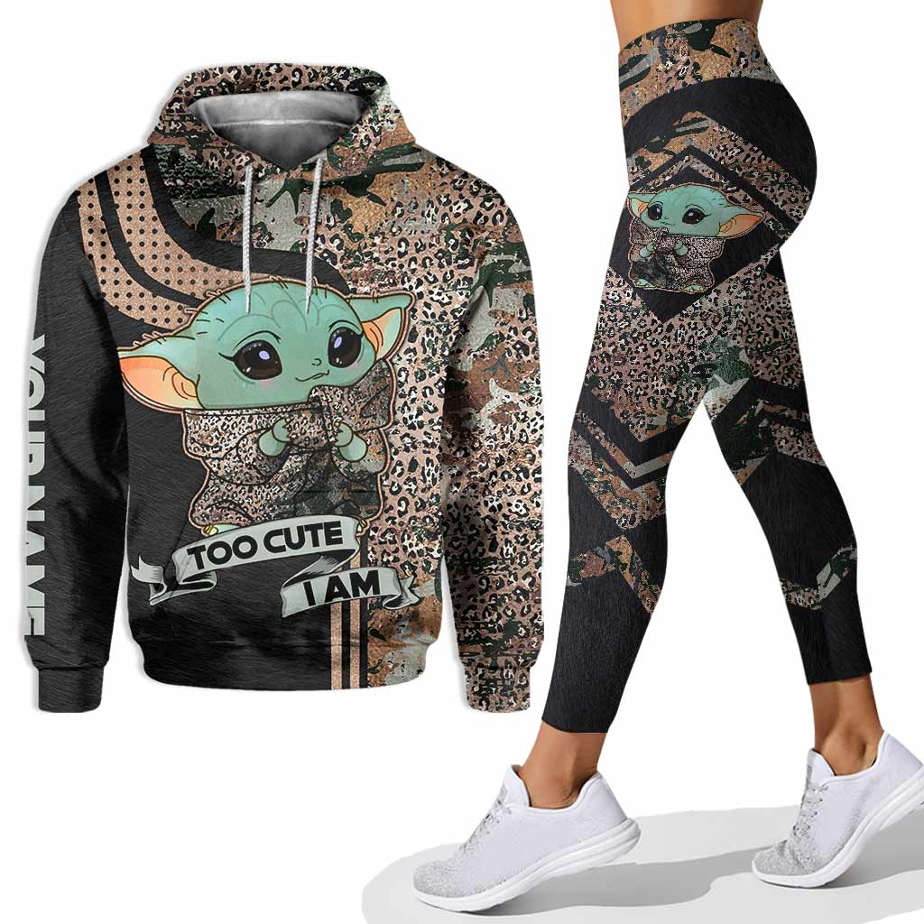 Too Cute I Am - Personalized Hoodie and Leggings