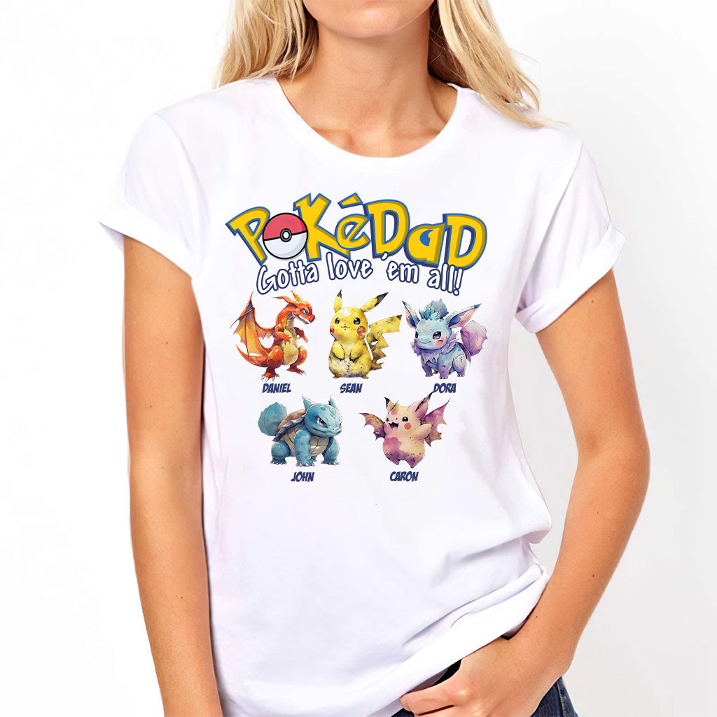 PokéDad PokéMom - Personalized Monster Trainer T-shirt and Hoodie