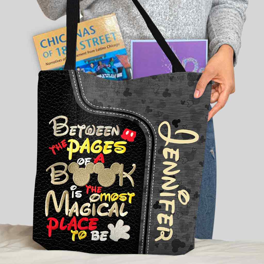 Between The Pages - Personalized Book Tote Bag