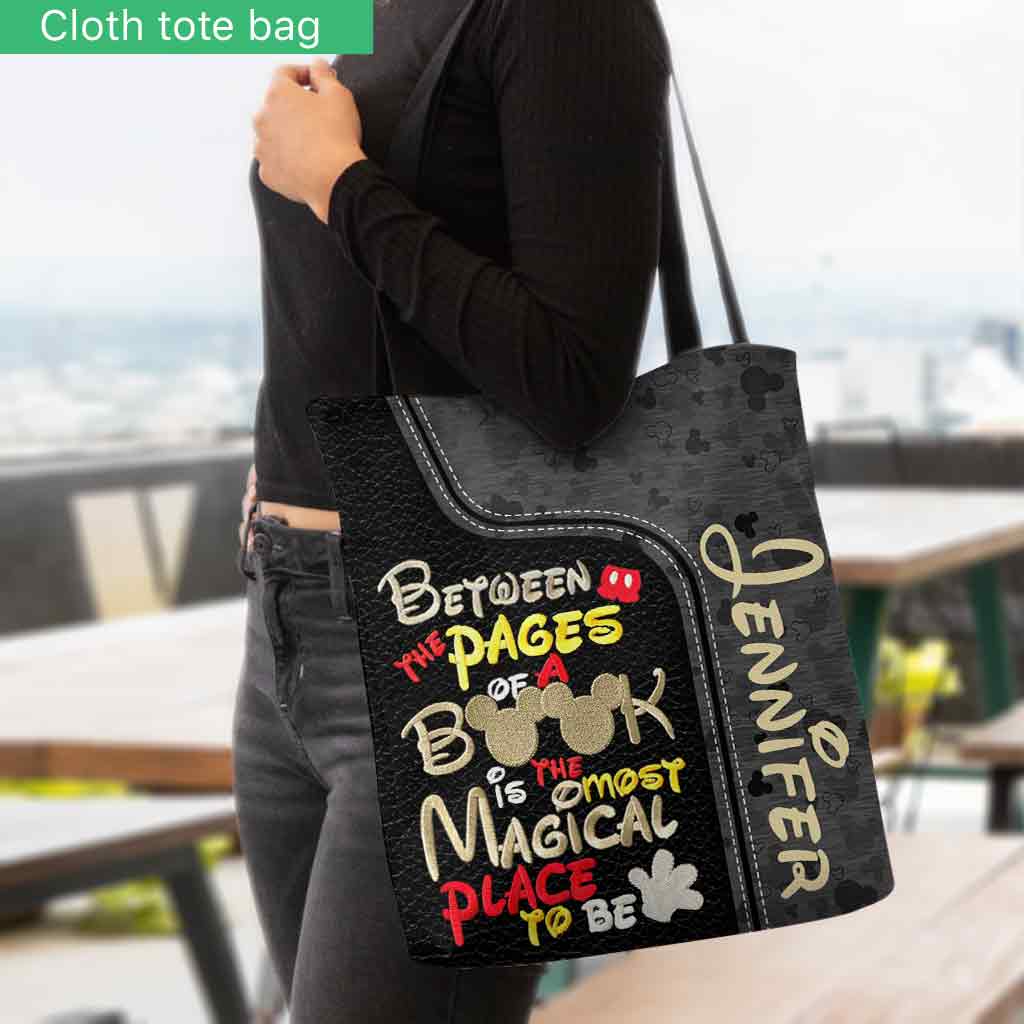 Between The Pages - Personalized Book Tote Bag