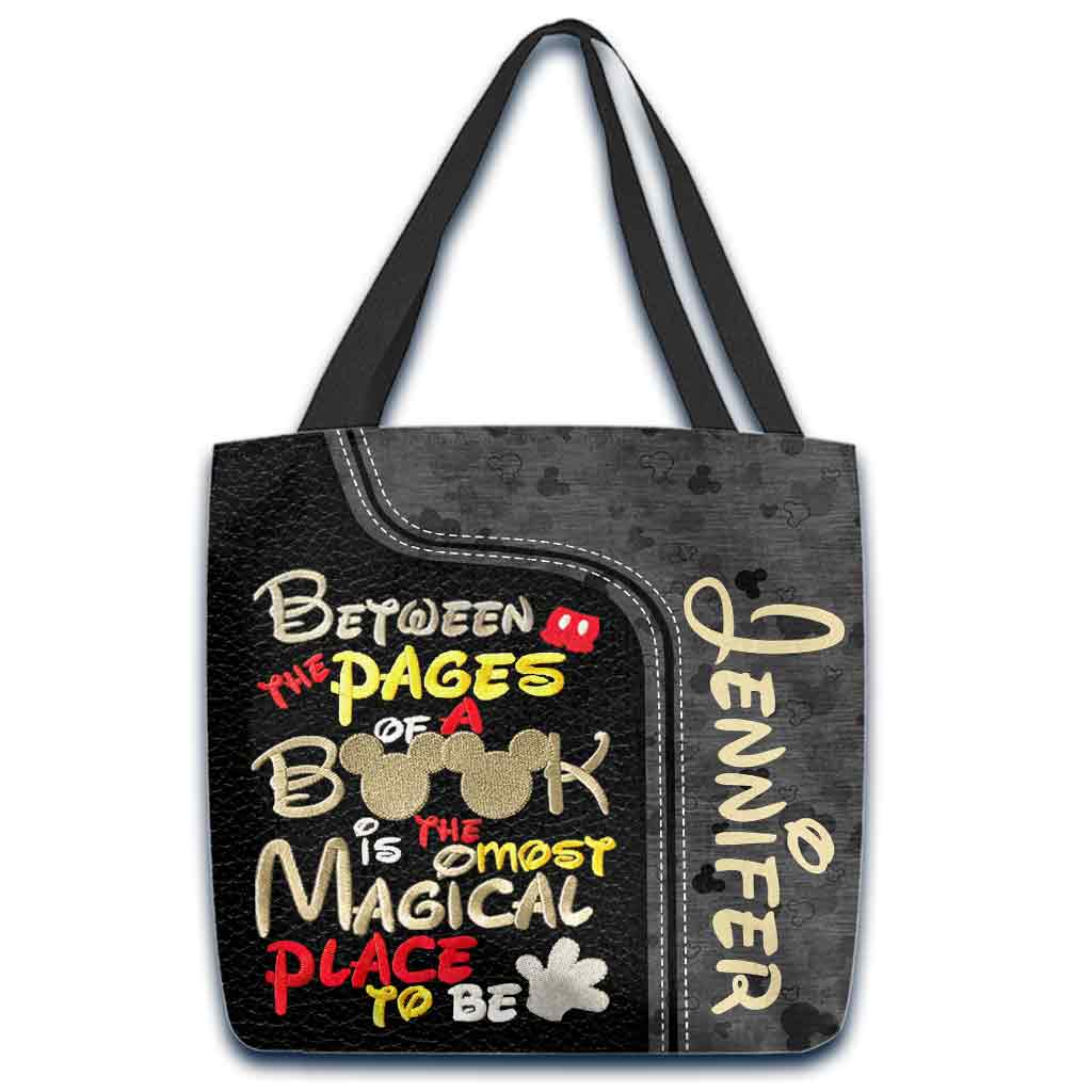 Between The Pages - Personalized Book Tote Bag
