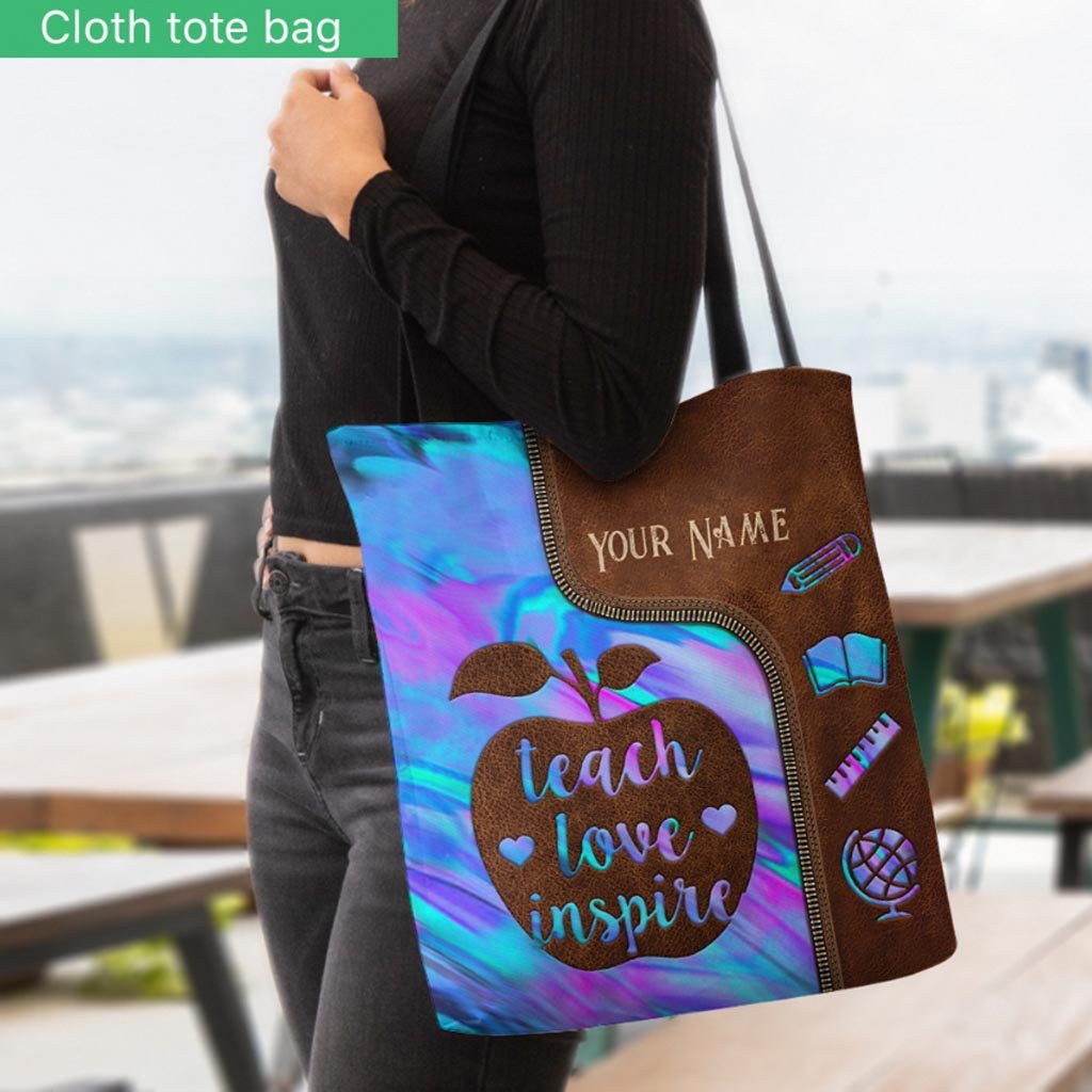Teacher Personalized  Tote Bag