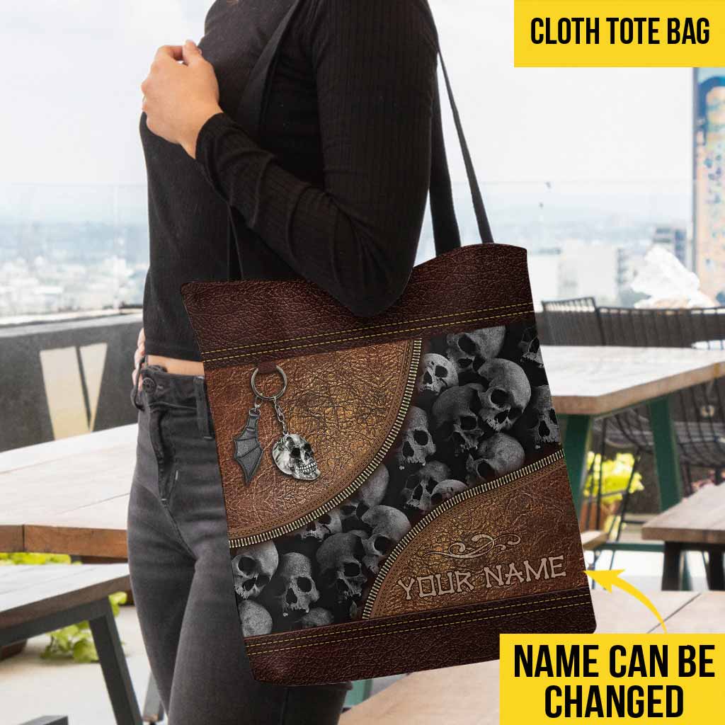 Skull Halloween Personalized Tote Bag