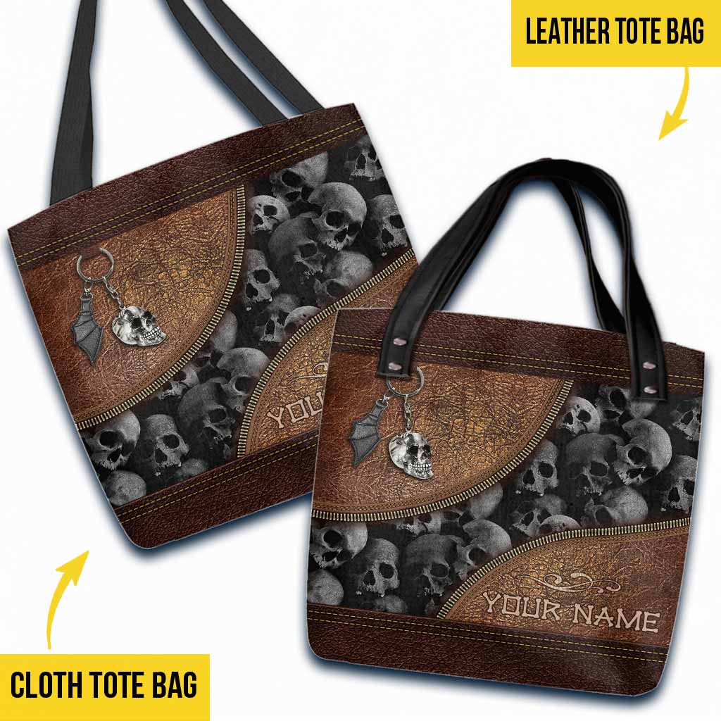 Skull Halloween Personalized Tote Bag
