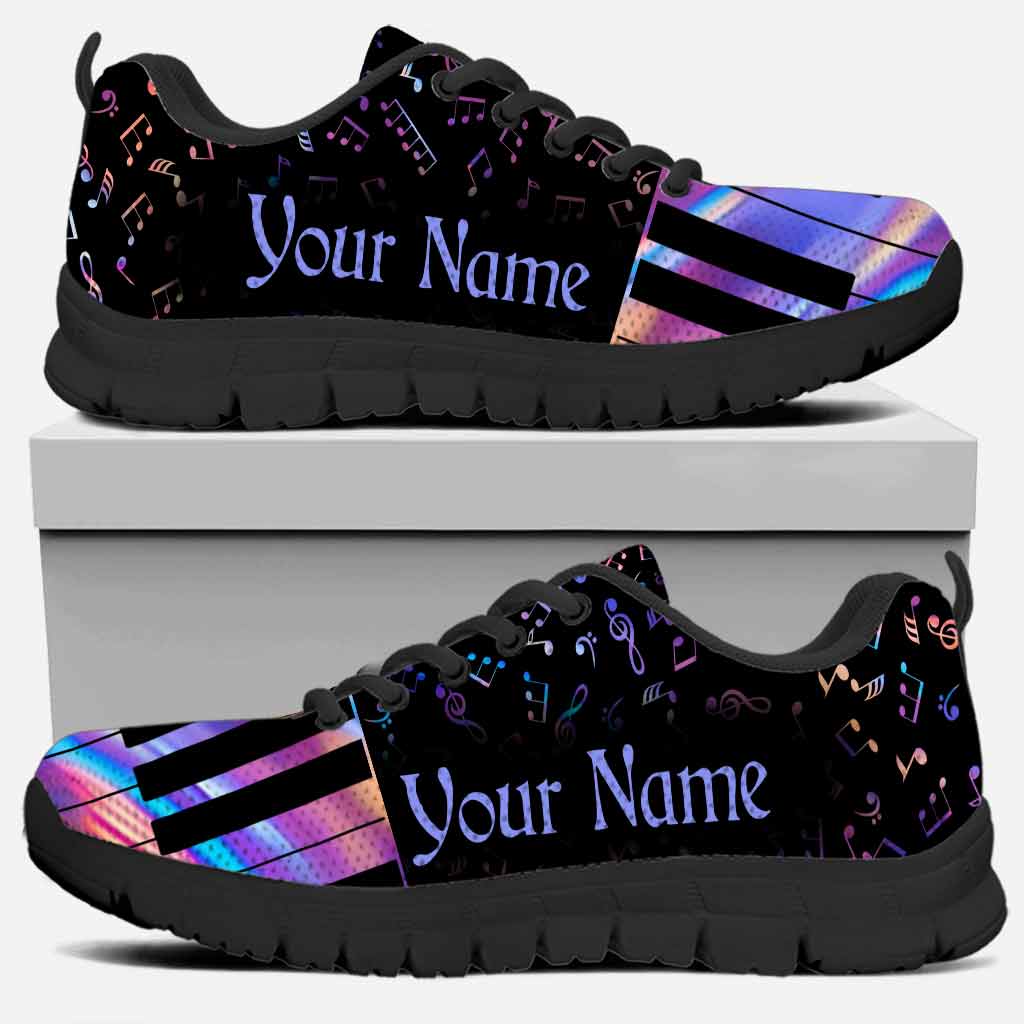 Love Piano Personalized Sneakers