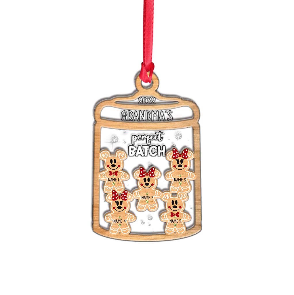 Grandma's Magical Perfect Batch - Personalized Christmas Layers Mix Ornament