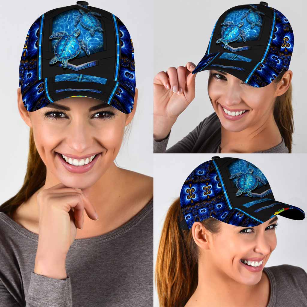 Turtle Lover Cap With Printed Vent Holes