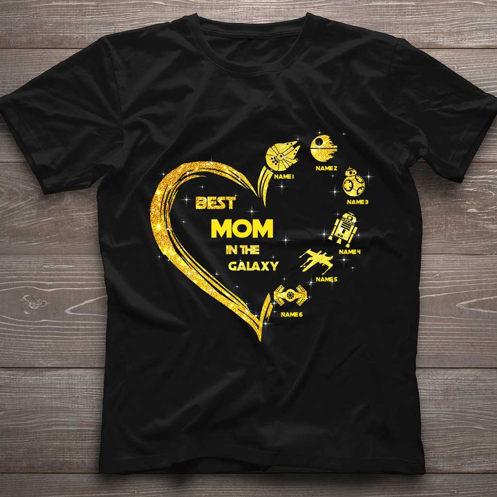 Best Mom In The Galaxy - Personalized Mother's Day The Force T-shirt and Hoodie