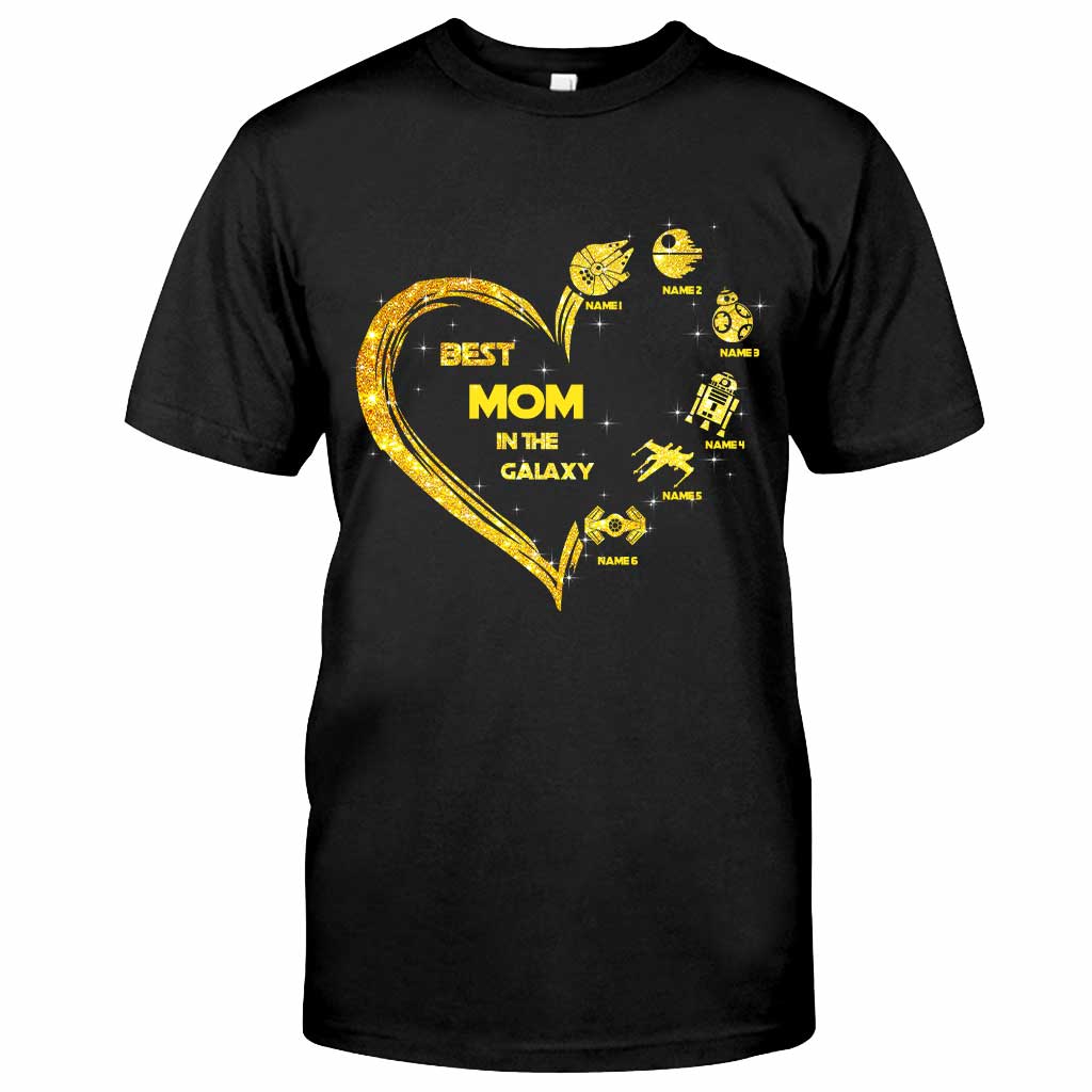 Best Mom In The Galaxy - Personalized Mother's Day The Force T-shirt and Hoodie