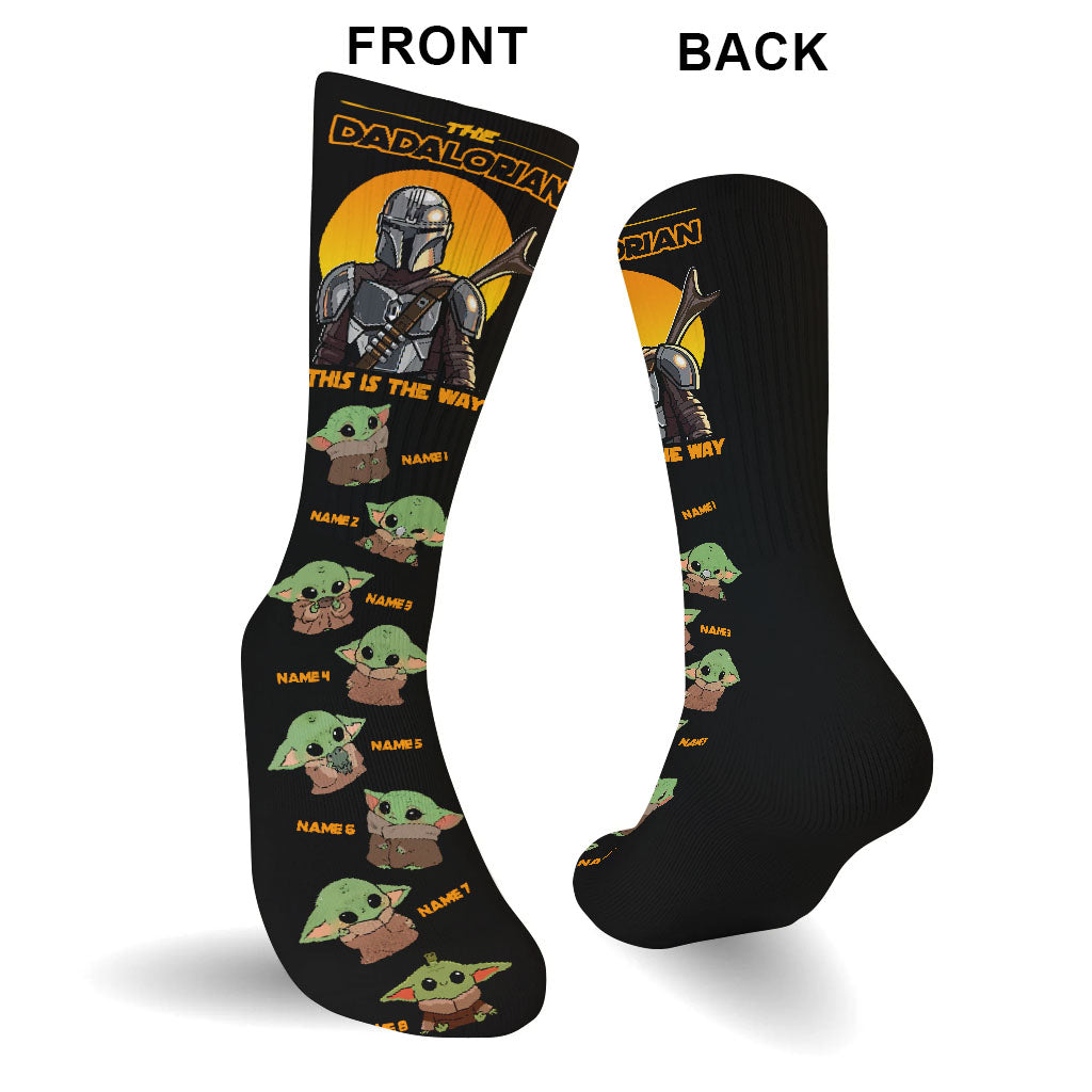 This Is The Way - Personalized Father's Day Father Socks