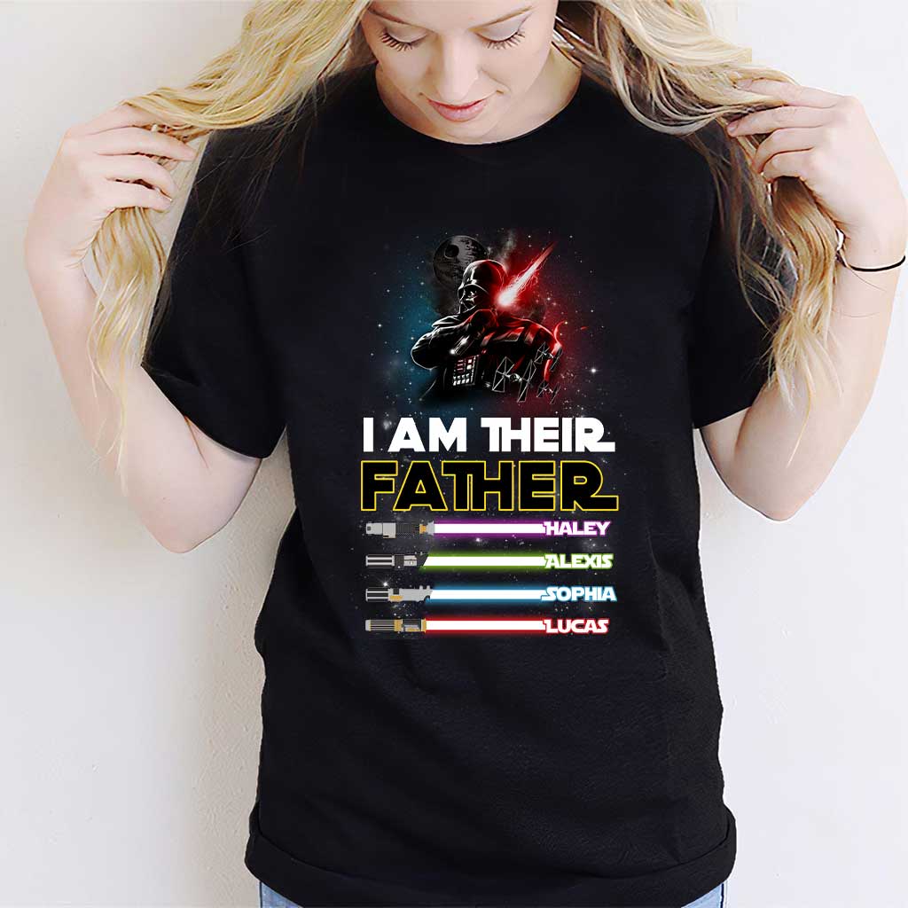 I Am Their Father - Personalized Father's Day The Force T-shirt and Hoodie